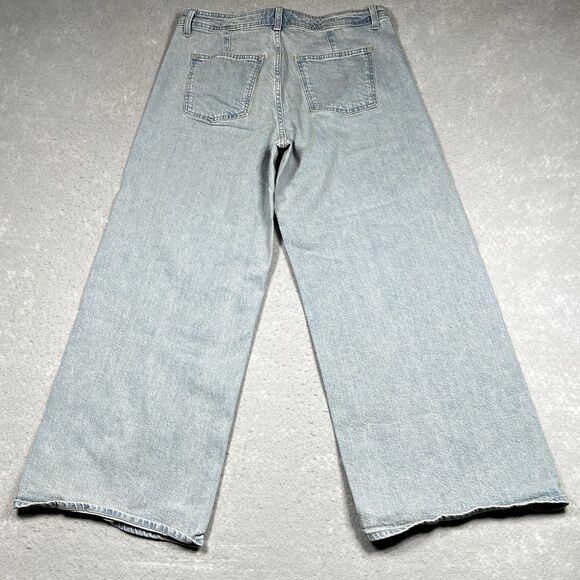 Universal Thread Jeans Womens Size 14 Sailor Wide Leg Piernra Ancha Me - Picture 8 of 12